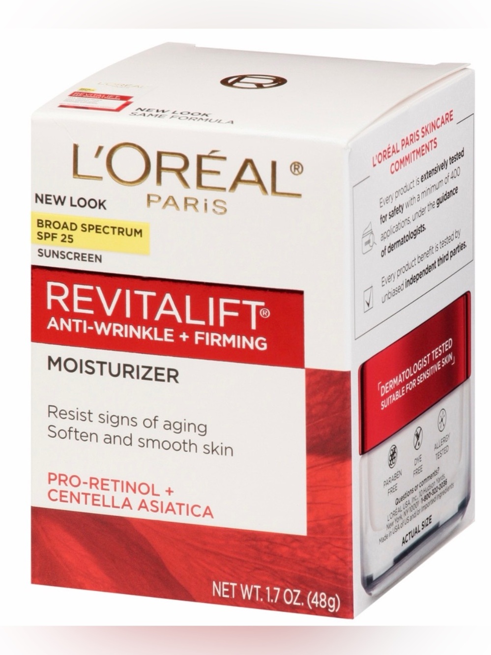 L'Oreal Paris Revitalift Anti-Wrinkle + Firming Moisturizer, 1.7 oz - New in Box